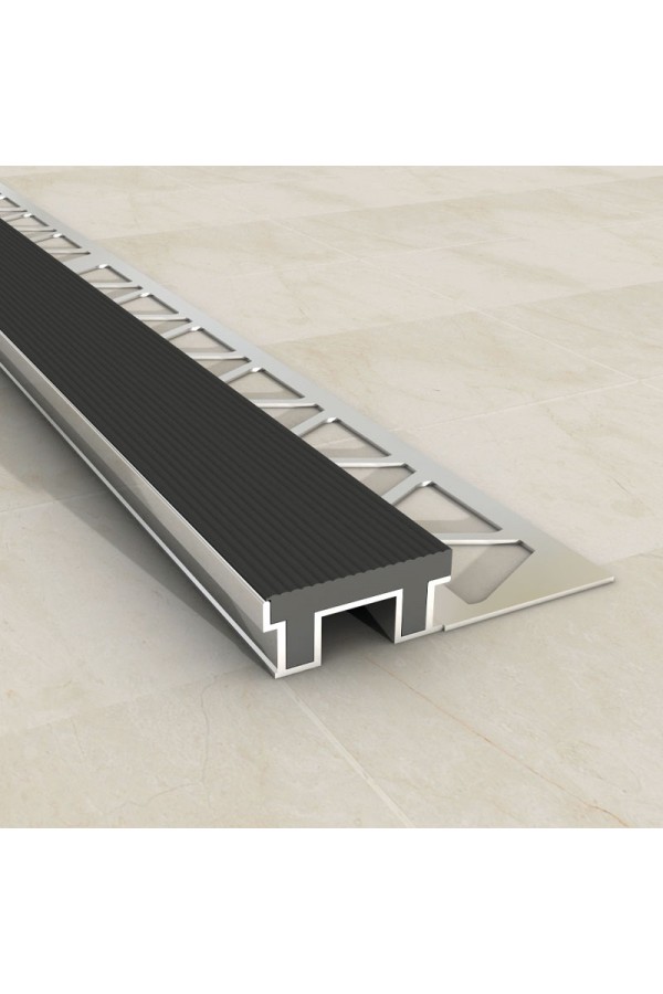 22x40 mm Lastikli Merdiven Burunluk Profili